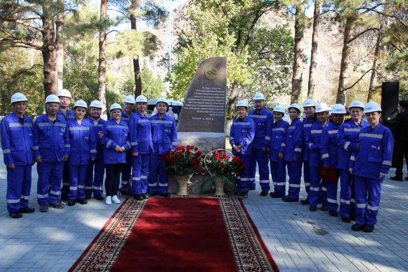 Памятный Мемориал открылся территории Капшагайской ГЭС им. Ш.Чокина
