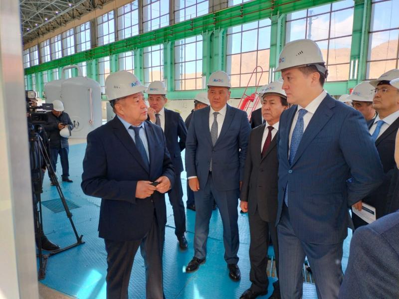 Капшагайскую ГЭС им. Ш.Чокина посетил Министр экологии, геологии и природных ресурсов РК