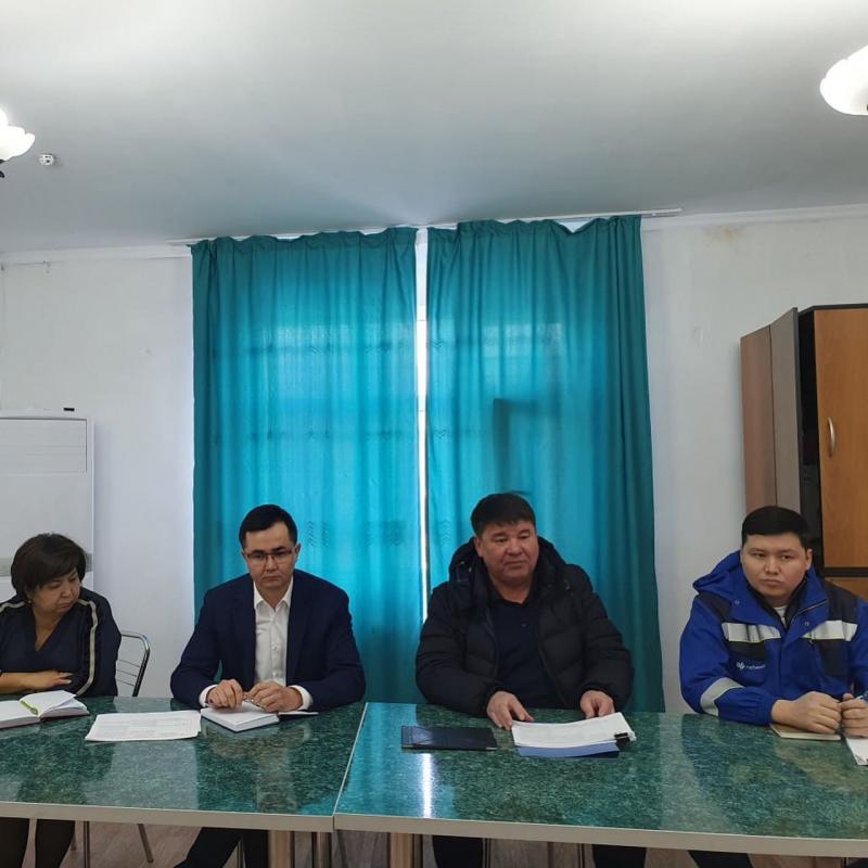 Отчетная встреча в региональном управлении АО "КазТрансОйл"