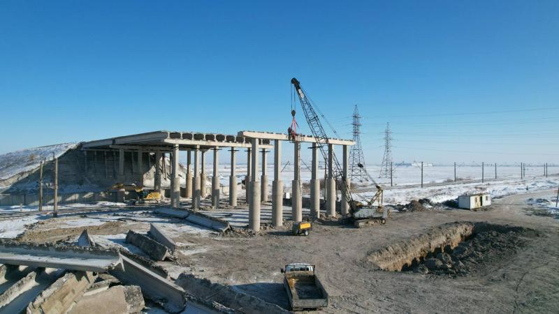 Астана маңындағы өткелде күрделі жөндеу жұмыстары басталды
