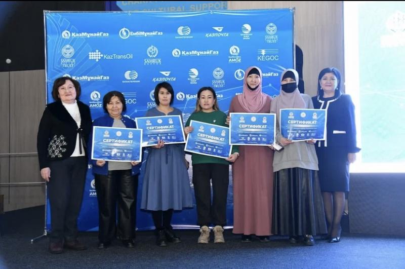 Многодетные мамы Атырауской области бесплатно обучились востребованным профессиям