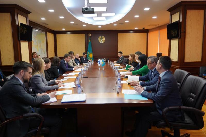 Финляндия Транскаспий дәлізін Қазақстанмен бірлесіп дамытуды қалайды