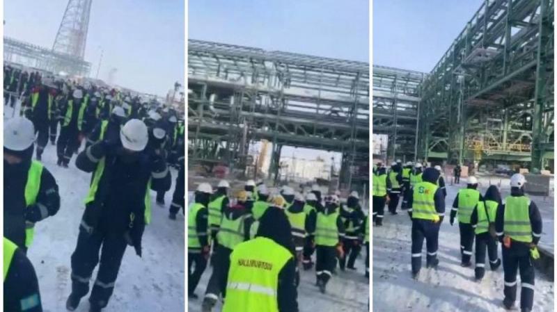 Тенгизские забастовщики договорились с «Сенимди курылыс», суда не будет   