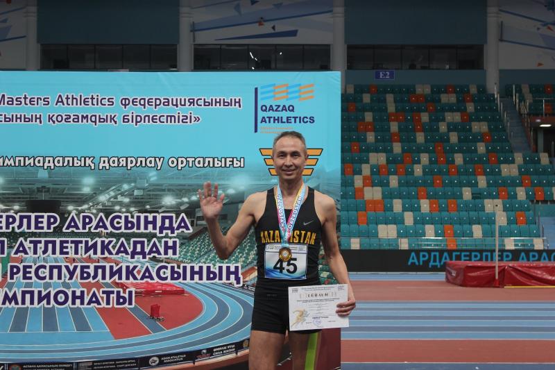 Железнодорожник из Астаны Канат Бейсембаев установил новый рекорд Казахстана в тройном прыжке