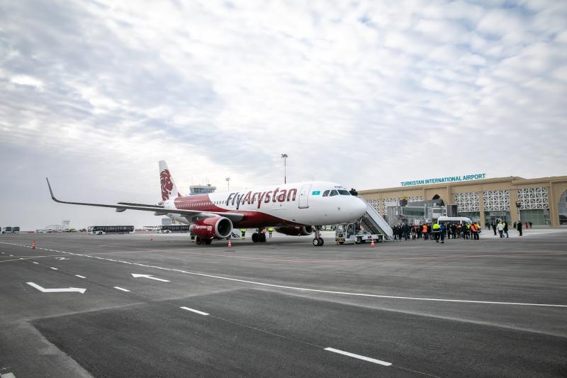 FlyArystan Шымкенттен Делиге жолаушы тасымалдайды