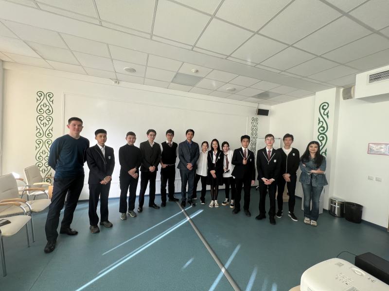 Молодежь "КМГ Инжиниринг" провела лекцию для учеников НИШ 