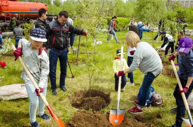 KEGOC озеленяет столицу