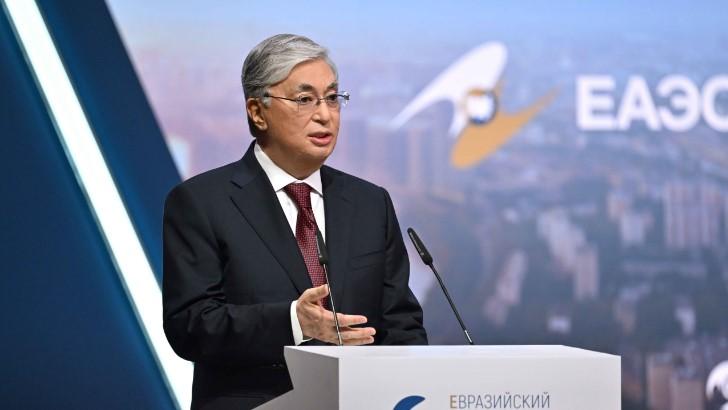 Токаев  высказался об отношениях ЕАЭС с Китаем