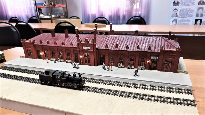 История одного экспоната: макет самого первого в Казахстане железнодорожного вокзала