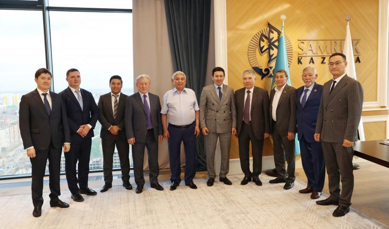 Глава «Самрук-Казына» обсудил развитие Фонда с ветеранами нефтяной отрасли