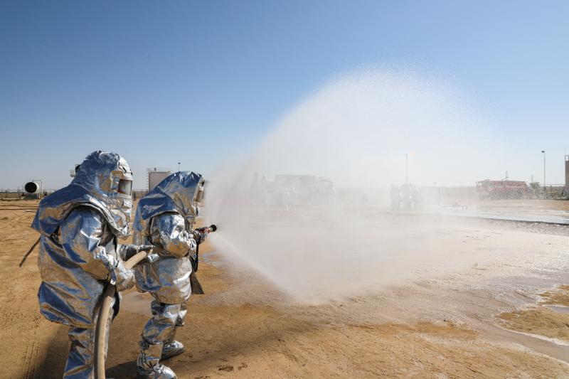 На месторождении Жетыбай прошли учения по аварийному реагированию