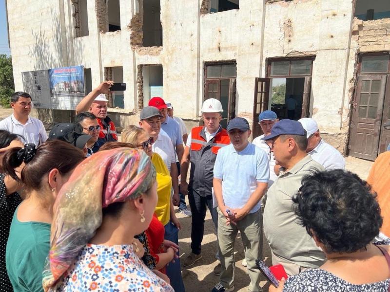 Тұрғындар тілегі: Сарыағашта 300 орындық жайлы мектеп бой көтереді