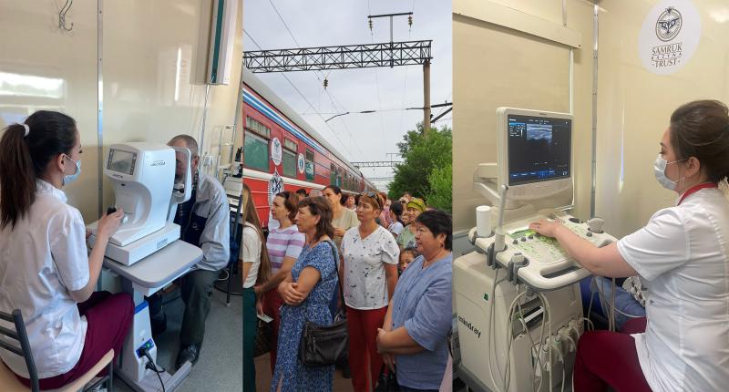 Медициналық пойыз адамдардың өміріне араша түсуде