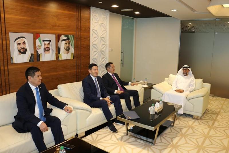 Глава Фонда «Самрук-Казына» встретился с министром энергетики ОАЭ