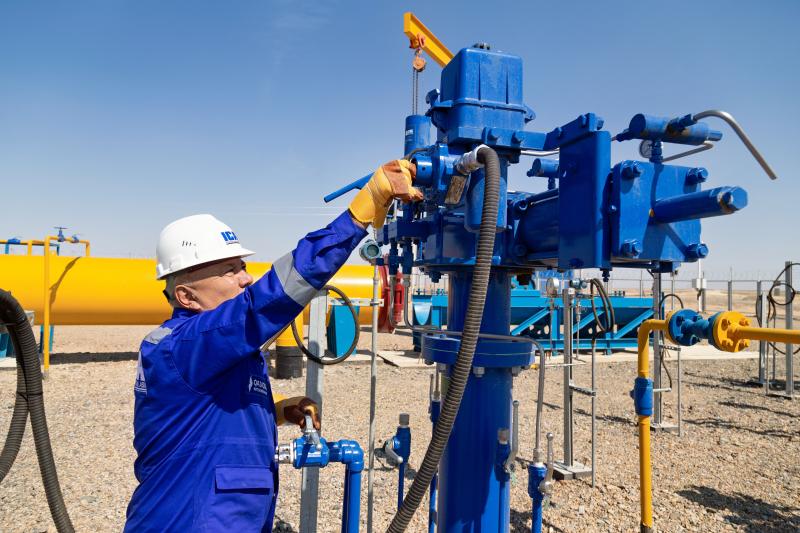 QazaqGaz проведет испытание транзитного газопровода