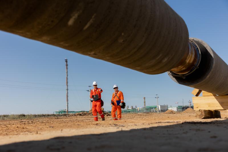NCOC начинает строительство 15 км трубопровода по проекту передачи 1 миллиарда кубических метров газа в год