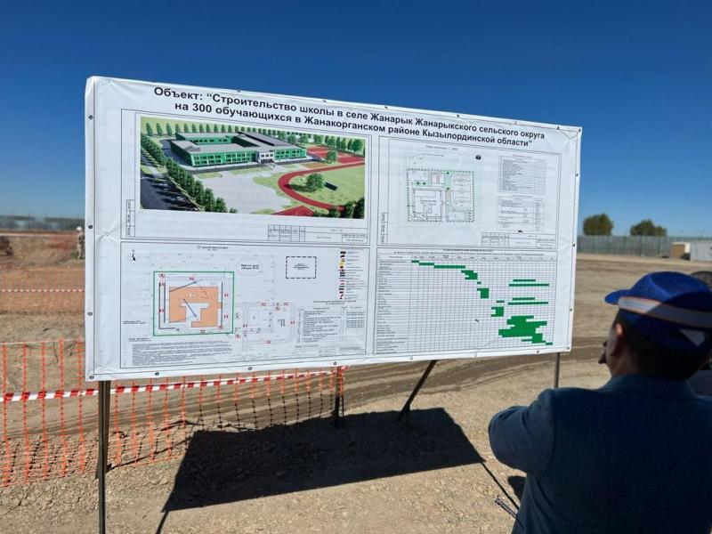 Қызылорда облысында жайлы мектептердің учаскелері төрт жақтан жолмен қамтамасыз етіледі