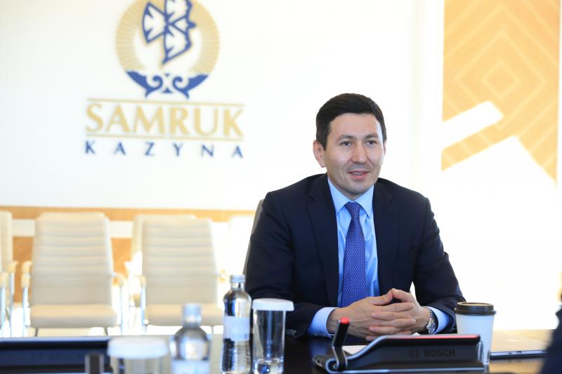 Амбициозные цели и социальная ответственность: глава "Самрук-Казына" дал развернутое интервью телеканалу Atameken Business  