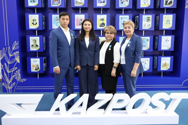 Работников Казпочты наградили государственными наградами Республики Казахстан