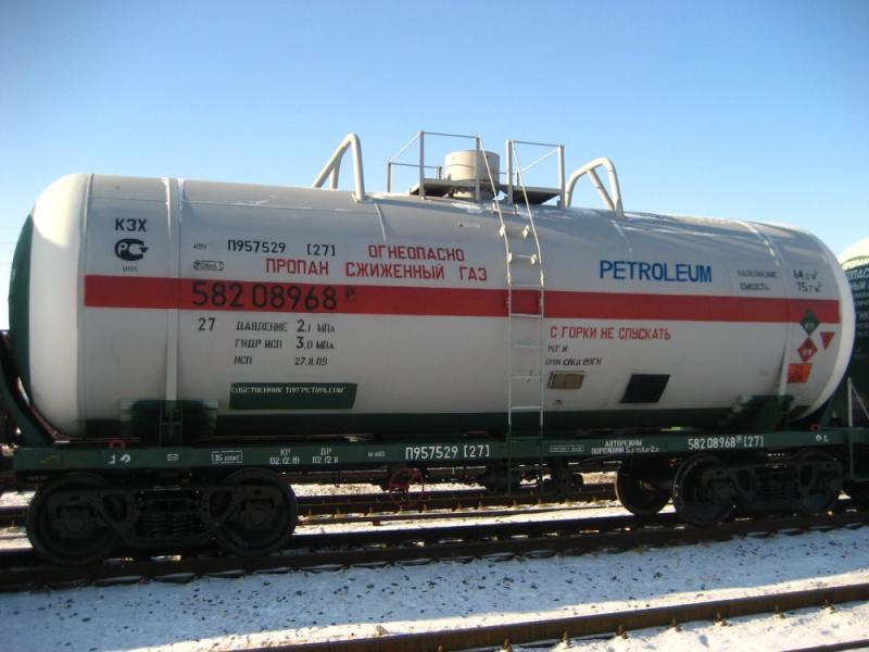 КТЖ обеспечивает бесперебойную перевозку сжиженного газа