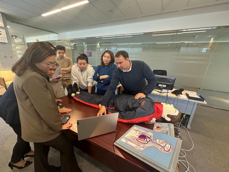 Сотрудников Samruk-Kazyna Construction обучили оказанию первой медицинской помощи