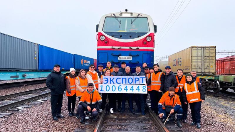 Досрочно выполнен годовой по передаче экспортных грузов на станции Достык 