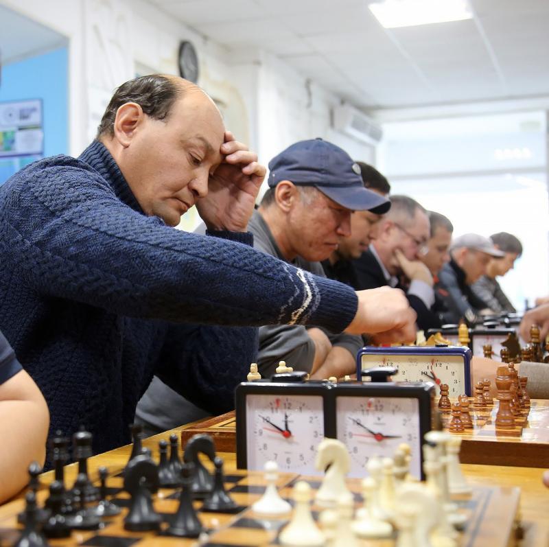 Богатыри играют в шахматы