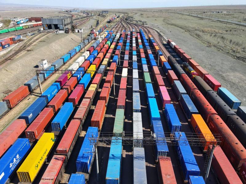 Свыше 26 млн тонн составил объем ж/д грузоперевозок между Казахстаном и Китаем 