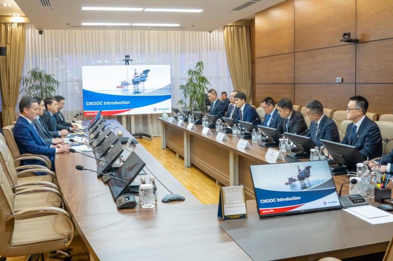 КМГ и CNOOC обсудили вопросы сотрудничества в области разведки и добычи