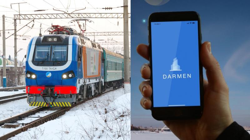 Пойыздардың кешігуі туралы ақпаратты Darmen қосымшасы арқылы білуге болады