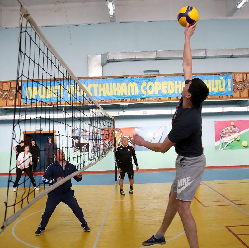Богатырский волейбол