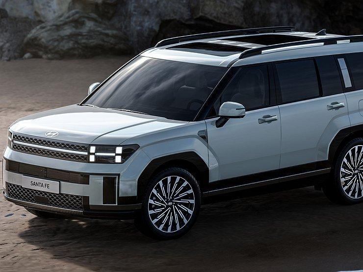 Новый Santa Fe с квадратными формами удивил всех