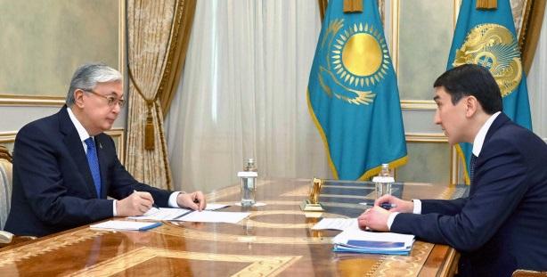Глава государства принял председателя правления АО НК «КазМунайГаз» Магзума Мирзагалиева