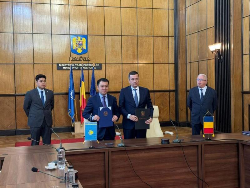 Казахстан и Румыния будут совместно развивать Транскаспийский маршрут