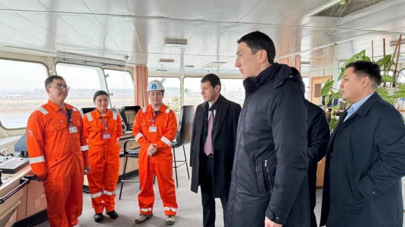 Глава КМГ ознакомился с работой терминалов «BP Sangachal» и «Azertrans»