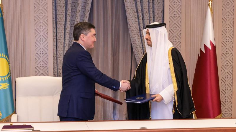 Катар и Казахстан приступили к реализации проектов на 17 млрд долларов