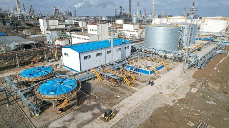 На очистных сооружениях АНПЗ идет второй этап пусконаладочных работ