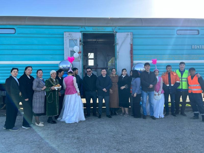 «Қазпошта» АҚ теміржол вагоны арқылы жедел жеткізу бағытын іске қосты