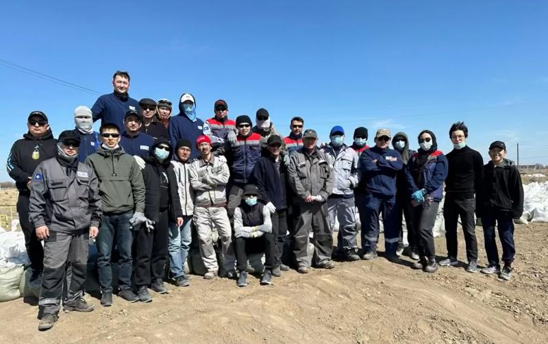 Дочерняя компания SK Ondeu укрепляет дамбу