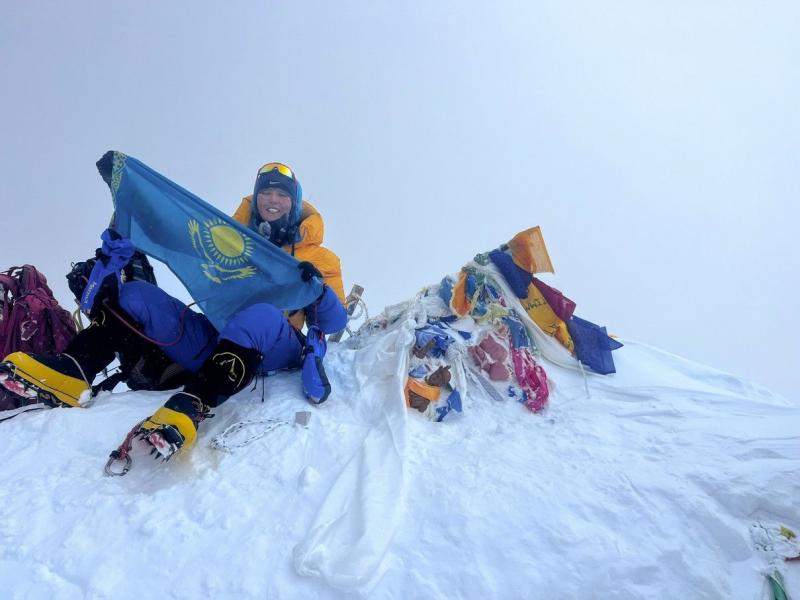 Первая казашка, взошедшая на Эверест, не остановится на достигнутом