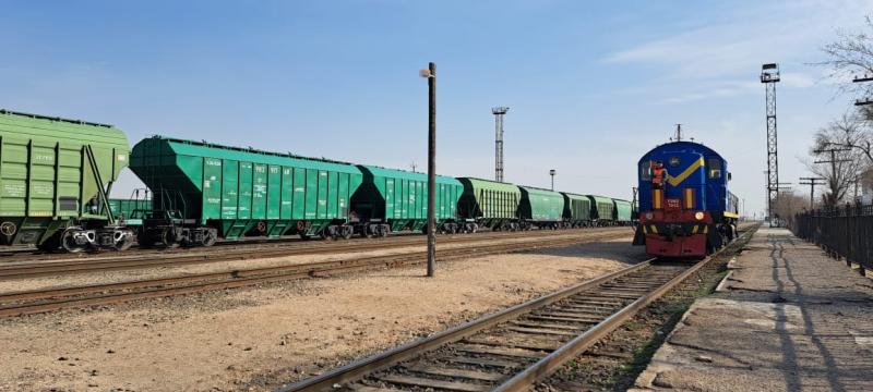 Маңғыстау теміржолымен биыл 2,4 млн тонна жүк өткен