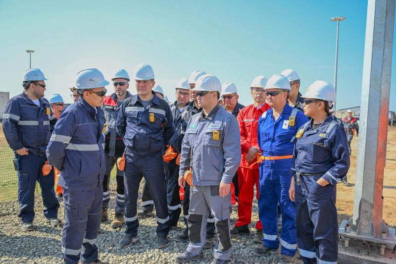 Асхат Хасенов «Рожков» кен орнының өндірістік нысандарын аралады