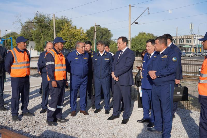 ҚТЖ басшылығы Шымкент бөлімшесінде теміржол кәсіпорындарын аралады