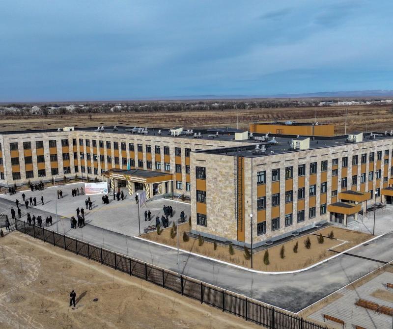 В селе Енбекши Дихан Туркестанской области открыли комфортную школу