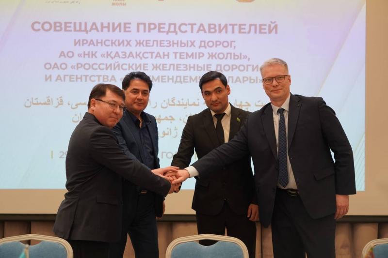 Қазақстан, Түрікменстан, Ресей және Иран теміржолшылары тасымал көлемінің ұлғайтуға келісті   
