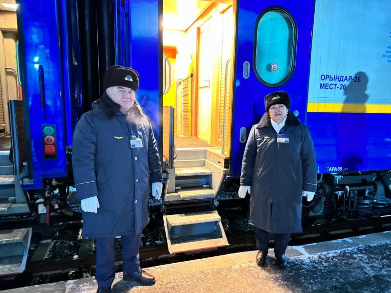 Ақтөбеден Мәскеуге жолаушылар пойыз қатынайды