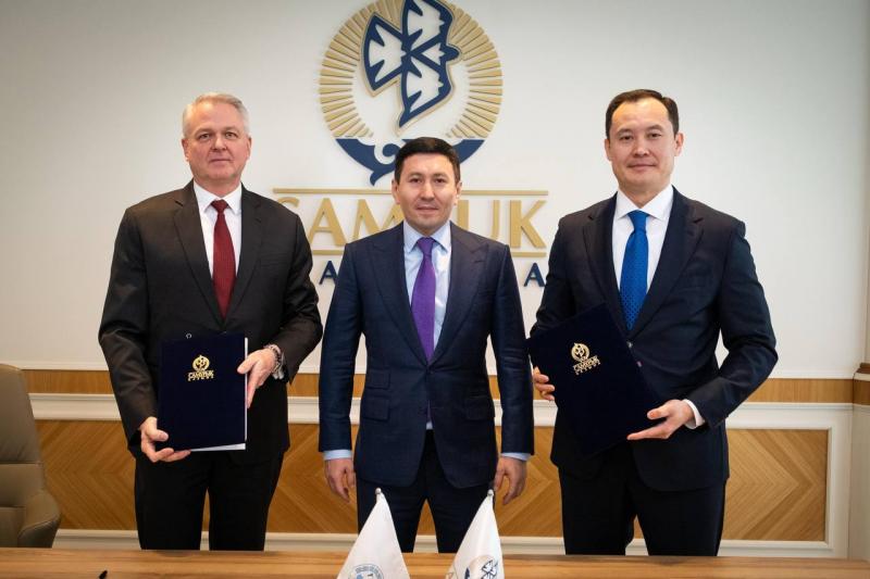 «Самұрық-Қазына» мен «Теңізшевройл» басшыларының кездесуі аясында екі құжатқа қол қойылды