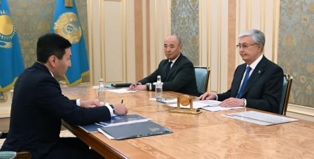 Президент Казахстана принял председателя правления АО «Самрук-Қазына»