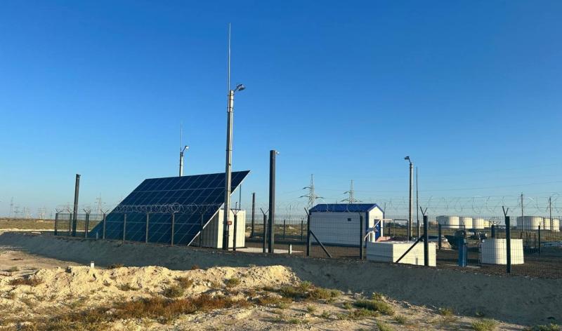 Солнечные панели обеспечивают гибридное энергоснабжение магистрального нефтепровода в Мангистау