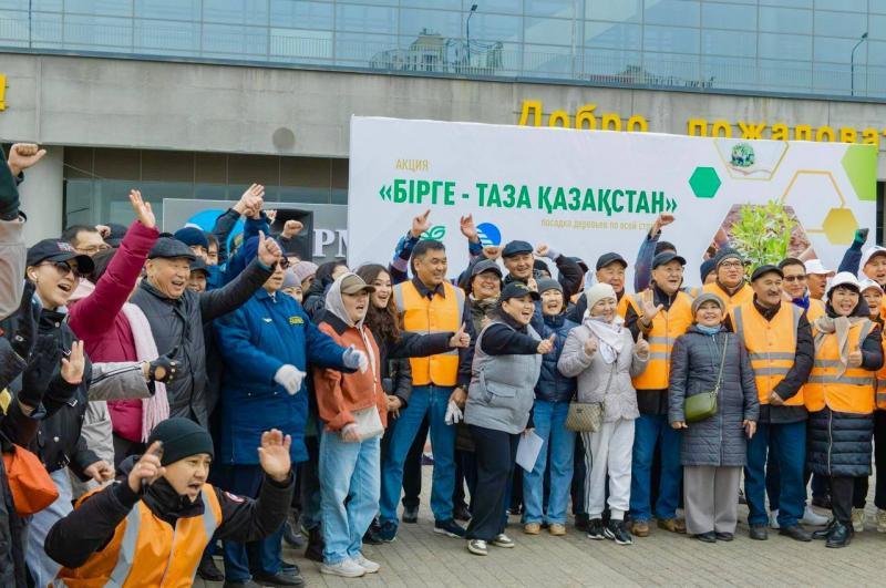 ҚТЖ "Таза Қазақстан" акциясы аясында экочелленджге бастау берді